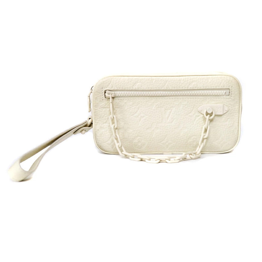LOUIS VUITTON Pochette Volga Monogram Empreinte Taurillon Leather Clutch Bag